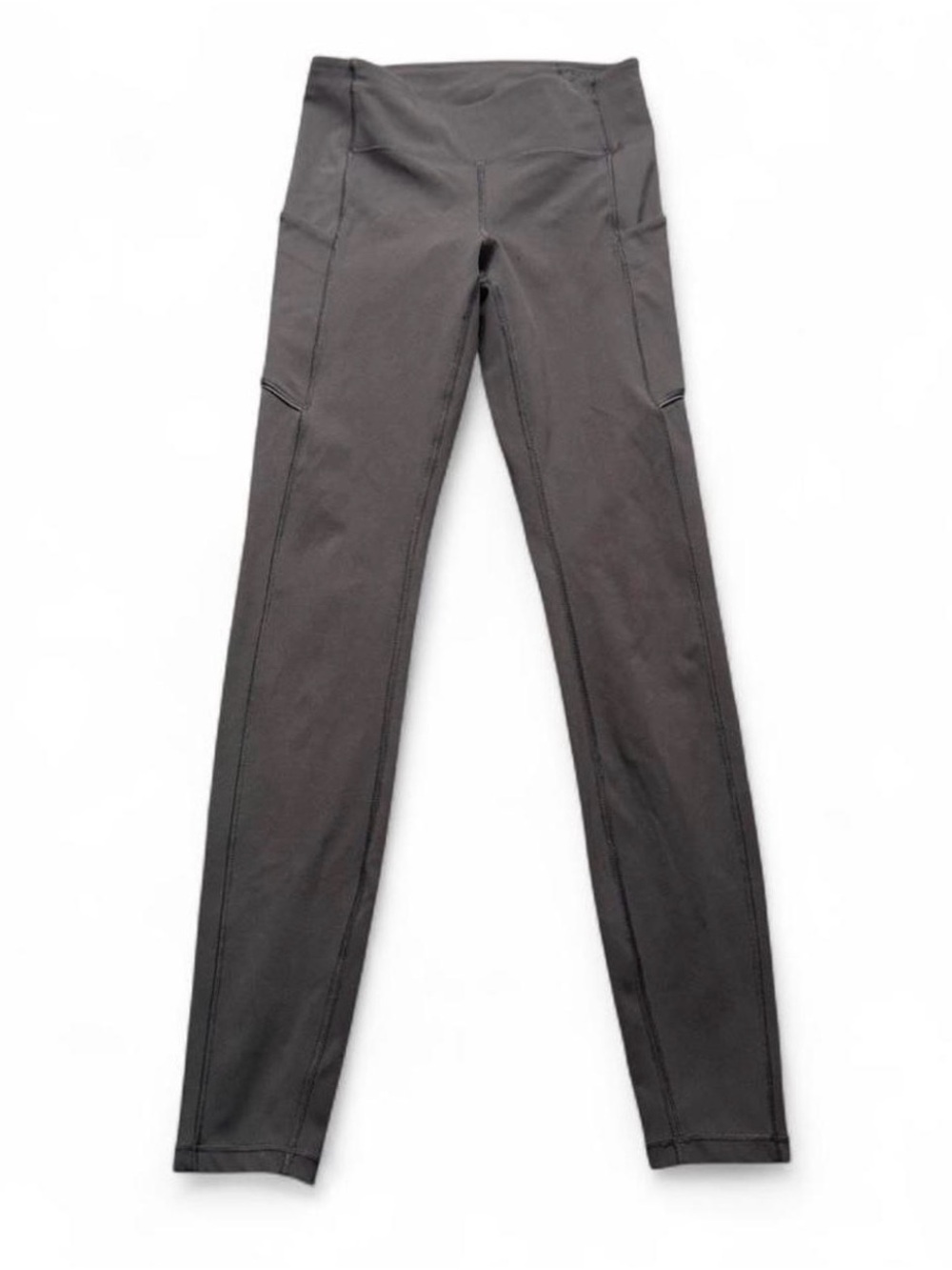 lululemon athletica charcoal gray high-rise performance leggings